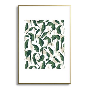 Marta Barragan Camarasa Simple tropical nature G Metal Framed Art Print - Deny Desings - 1 of 3