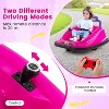 Costway Bumper Car for Kids Electric Ride on Car with Remote Control Joystick Flashing LED Lights - 4 of 4