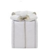 The Lakeside Collection Metallic White Presents - Small Metallic White Present - 2 of 4