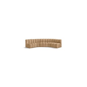 Meridian Furniture,Arc Velvet Modular Sofa - 1 of 4