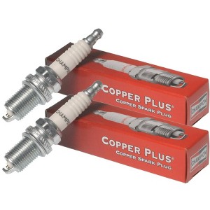 Champion Spark Plug (2 Pack), Stock No. 431, Plug Type - RC14YC-2PK - 1 of 3