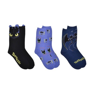 Boys' DreamWorks How to Train a Dragon Socks - Black