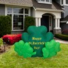 Northlight LED Lighted Inflatable Happy St. Patrick's Day Triple Shamrock Outdoor Decoration - 60" - 2 of 4
