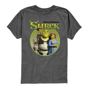 Boys' - Shrek - Group Short Sleeve Graphic T-Shirt - 1 of 4