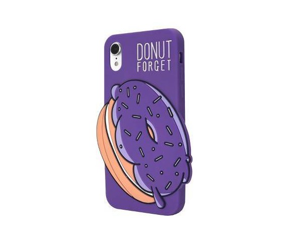 GEMS Apple iPhone XR Silicone Donut Novelty Case - Purple