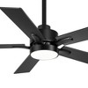 Airsurfer 42" Ceiling Fan with Color-Changing LED Light, 5 Plywood Blades, Remote Included, 5'' Down rod, DC Motor - 3 of 4