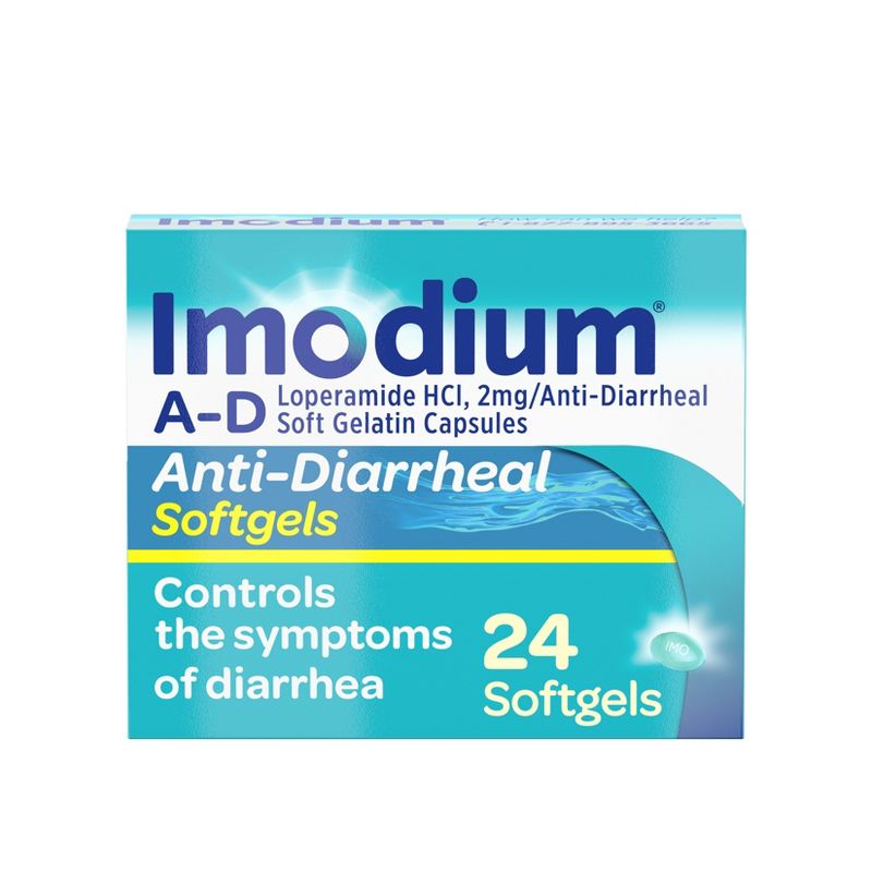 Imodium A-D Diarrhea Softgels - 24ct, 1 of 9