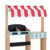 Teamson Kids My Little Helper Market Stand Playset with Awning and Produce Stand - 4 of 4