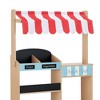 Teamson Kids My Little Helper Market Stand Playset with Awning and Produce Stand - image 4 of 4