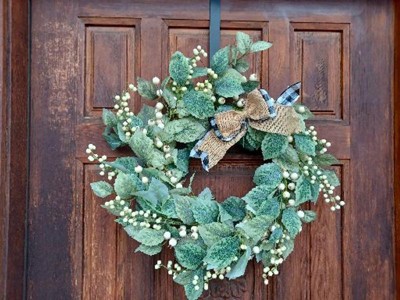 Sullivans Artificial Summer Wildflower Wreath 21.75wide : Target