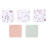 buybuy BABY by Evolur Secret Garden 6 pc Gift Set - Hooded Towel & 5pc Wash Cloths - 3 of 4