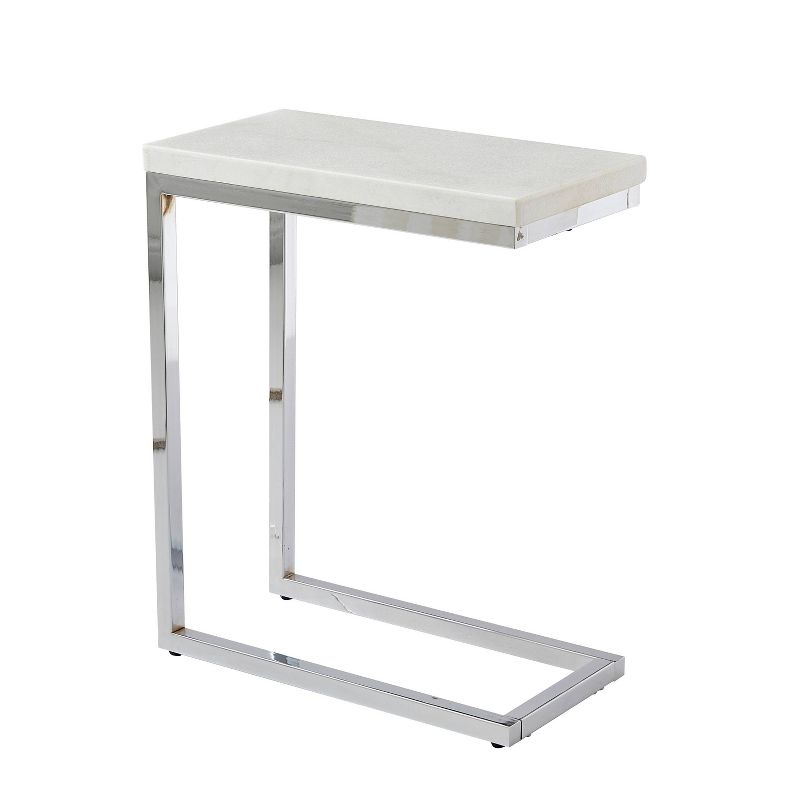 Echo Chairside Table White - Steve Silver Co., 5 of 6