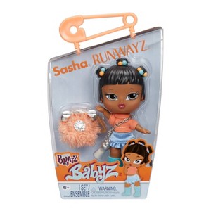 Bratz 8" Babyz Runwayz Sasha Collectible Fashion Doll with Real Fashions - 1 of 4
