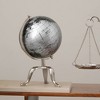 TopComfy Decorative Object Brass Telescope on Tripod Stylish Accent Piece for Modern Spaces, Silver, 6.5"*6"*10" - 2 of 4