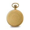 Black Bow Jewelry Charles Hubert Gold Finish White Dial 48mm Pocket Watch - 3 of 4