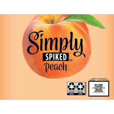 Simply Spiked Peach Variety Pack - 12pk/12 fl oz Cans