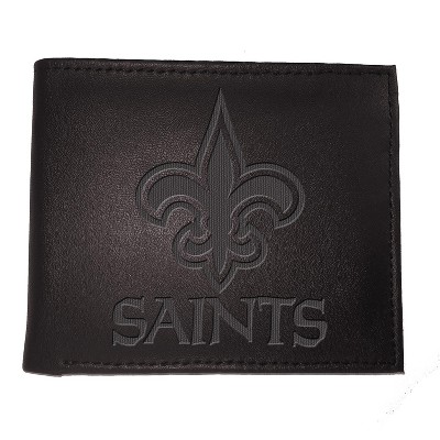 Evergreen Leather New Orleans Saints Bi-fold Wallet