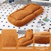 Folding Plush Floor Lounge Chair with 5 Adjustable Positions - 4 of 4