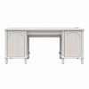 Selena Double Pedestal Desk Rustic White - CosmoLiving by Cosmopolitan - image 4 of 4