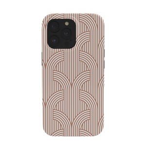 Marta Barragan Camarasa Terracotta retro lines Tough iPhone Case - Society6 - 1 of 1