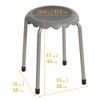 ECR4Kids Daisy Stackable Stool Set, 8-Piece - 2 of 4