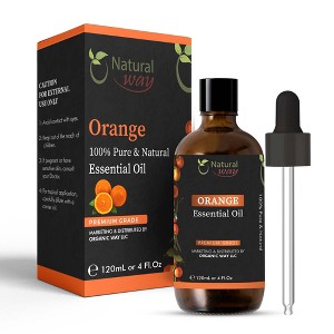 Orange Essential Oil | Premium Grade Essential Oils for Hair Care, Oil for Skin, Aromatherapy, & Diffuser | Essential Oil for Skin | 4 Fl Oz (120 mL) - 1 of 4