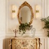 CityFurn 20" Solid Brass Alabaster Wall Mounted Sconce With Marble Shade - 4 of 4