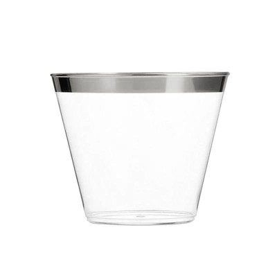 Smarty Had A Party 12 Oz. Black Round Disposable Plastic Tumblers (240 Cups)  : Target