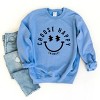 Simply Sage Market S.W.Smiley Choose Happy Lighting Eyes Sweatshirt - M - Carolina - 3 of 4
