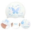 Unique Bargains Silicone Waterproof Butterfly Star Swim Cap 1 Pc - 3 of 4