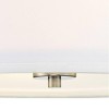 Possini Euro Design Brushed Nickel Drum Pendant Chandelier 20" Wide Modern White Linen Shade Fixture for Dining Room House Kitchen - 3 of 4