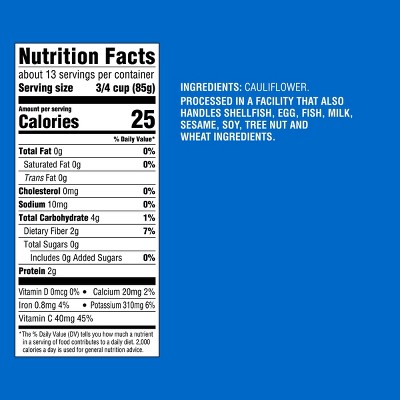 Frozen Riced Cauliflower - 40oz - Good & Gather™