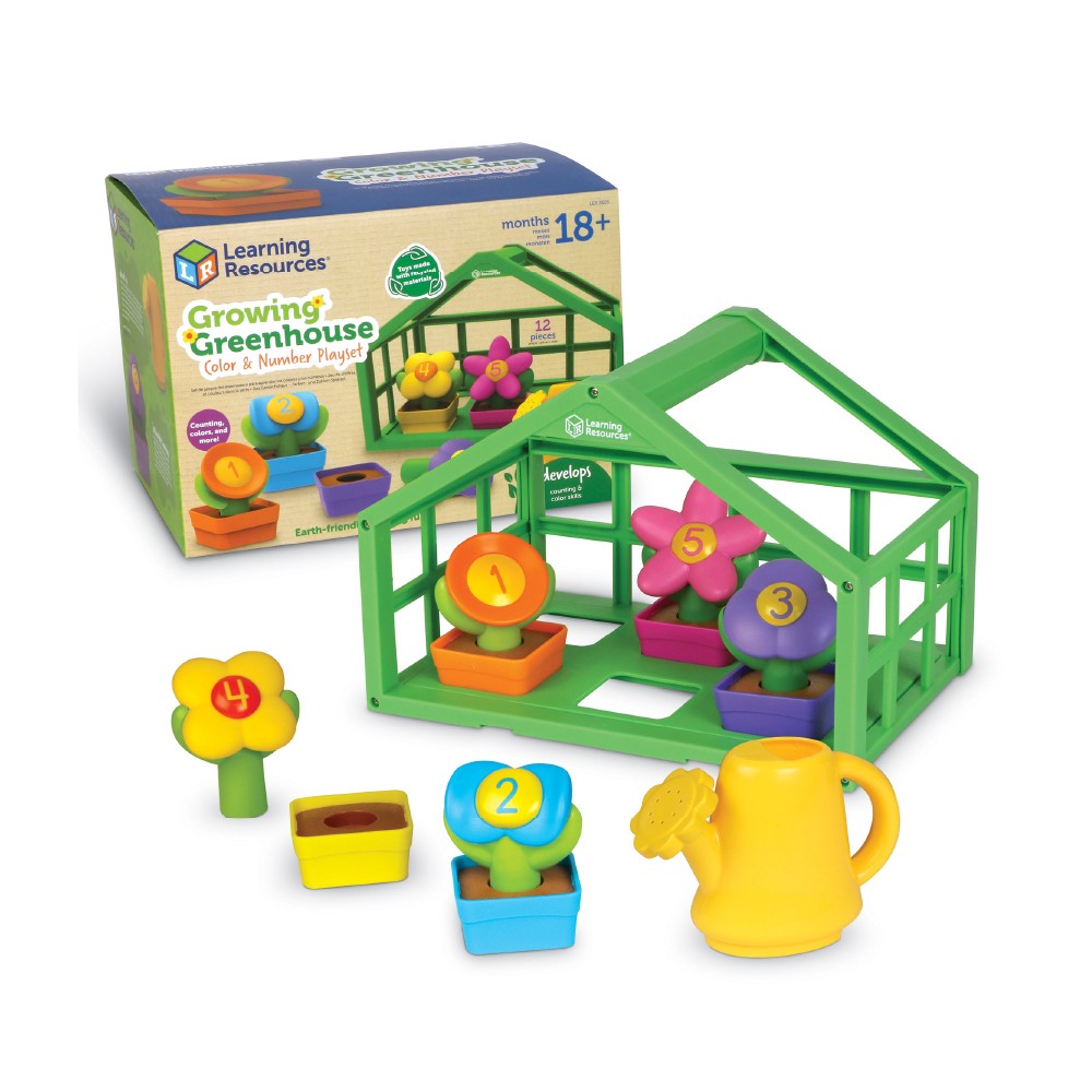 Photos - Other Toys Learning Resources Growing Greenhouse Color and Number Playset 