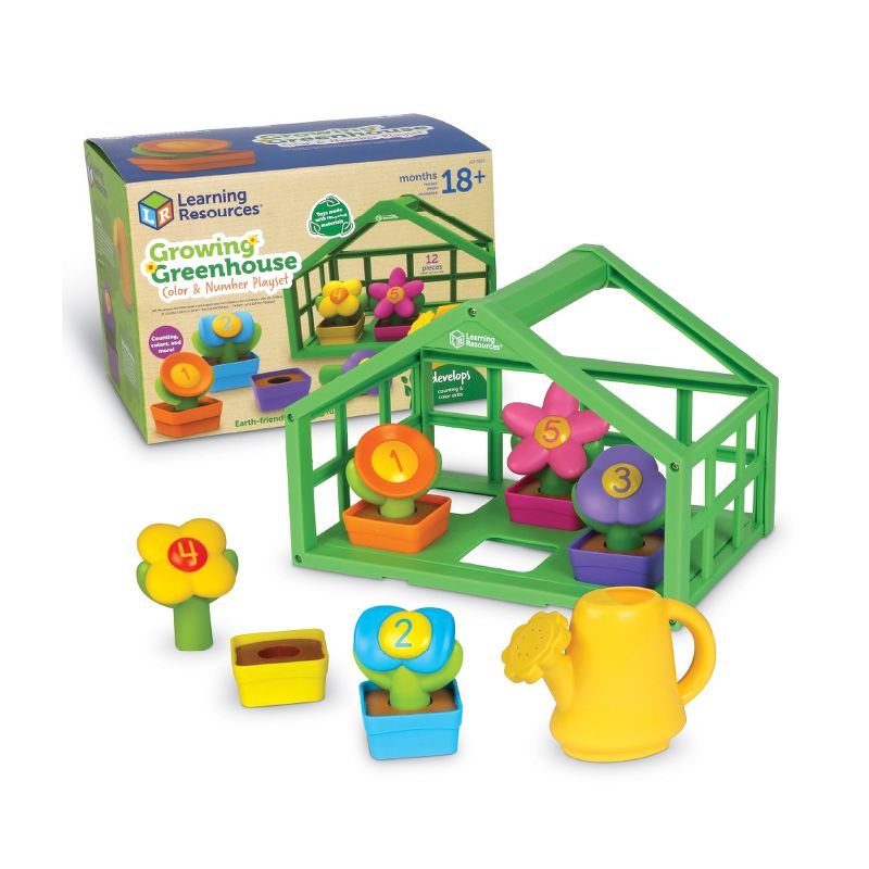 Learning Resources Growing Greenhouse Color and Number Playset, 1 of 7