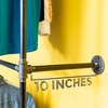 Wall Mounted Double Hung Clothing Rack - 3 of 4