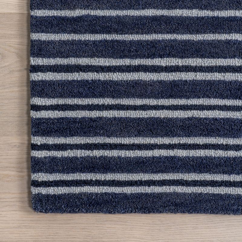 Emily Henderson x RugsUSA - Pacific Striped Wool Area Rug, 4 of 7