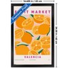 Trends International Reinders: Fruit Market - Orange Market Framed Wall Poster Prints - 3 of 4