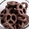 Lehman's Chocolate Covered Mini Pretzels, Milk, Dark and White Chocolate Coated Pretzels, Sweet and Salty Snack, 3 Pack of 14 oz Resealable Bags - 2 of 4
