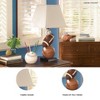 Signature Design by Ashley Nyx Table Lamp: Sports-Themed, Empire Shade, Polyresin Base, UL Listed - 3 of 4