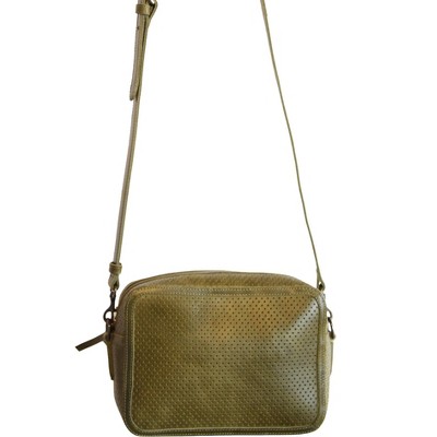ABLE Women's Medium Perforated Zipper Crossbody