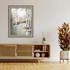 Amanti Art Veil of Silver Trunks by Luna Mavis Wood Framed Wall Art Print - 4 of 4