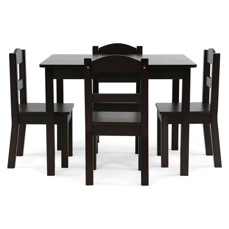 5pc Kids' Wood Table and Chair Set - Humble Crew, 3 of 9