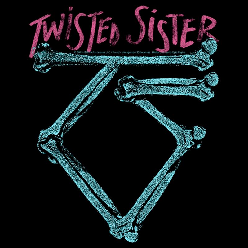 Men's Twisted Sister Neon Logo T-Shirt, 2 of 6