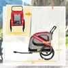 VisioGear Dog Bike Stroller, 2-in-1 Pet Cart Bicycle Carrier, Road-Visibility Bicycle Stroller, Black & Red, 55"*28.75"*42.5" - 3 of 4