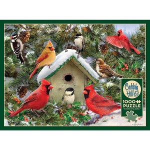 Cobble Hill 1,000 Piece Jigsaw Puzzle - Festive Feast (Poster Included) - 1 of 3