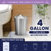 Plasticplace 4 Gallon Scented Garbage Can Liners, Lavender and Soft Vanilla, 200 Count - 3 of 4