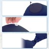 Unique Bargains Inflatable Travel Pillow Press to Inflate for Airplane Train Office - 4 of 4