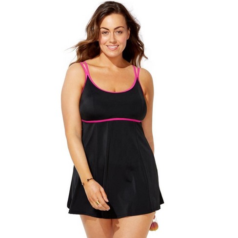 Target plus sale size swimdress