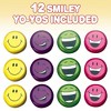 ArtCreativity Emoji Smiley Face Yoyos (Pack of 12) - 3 of 4