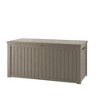 MAYEERTY 180 Gallon Large Capacity Outdoor Deck Box for Patio Furniture Cushions, Pillow with Wheels, Light Brown - 4 of 4